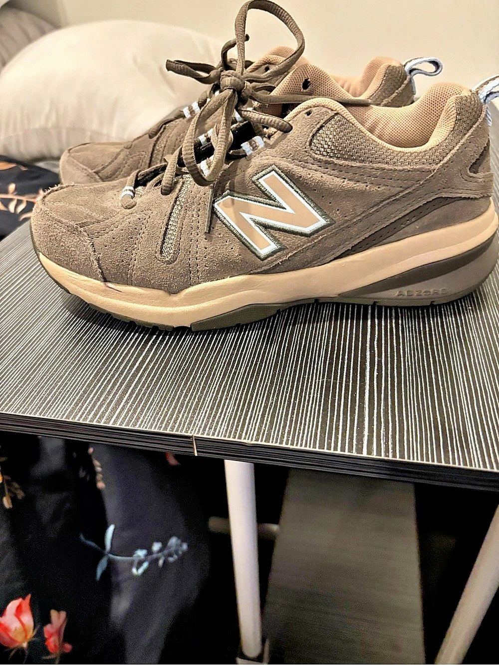 New Balance 608v5 Brown Suede Cross Trainer US 6.5